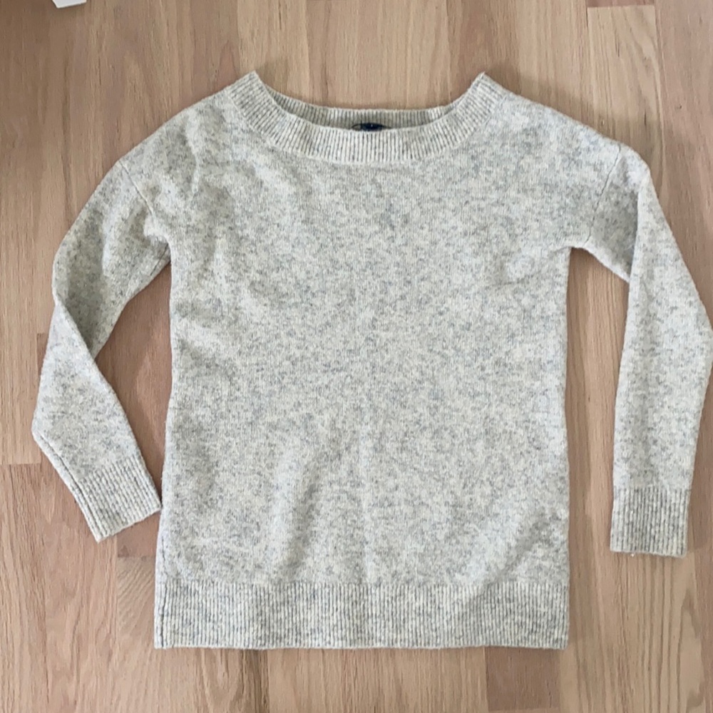 French Connection off shoulder knit sweater